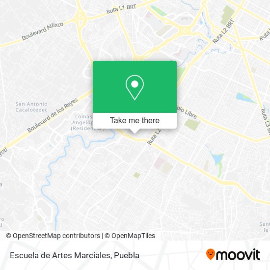 Escuela de Artes Marciales map