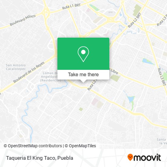 Taqueria El King Taco map
