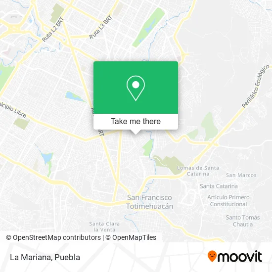 La Mariana map