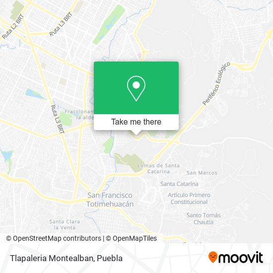 Tlapaleria Montealban map