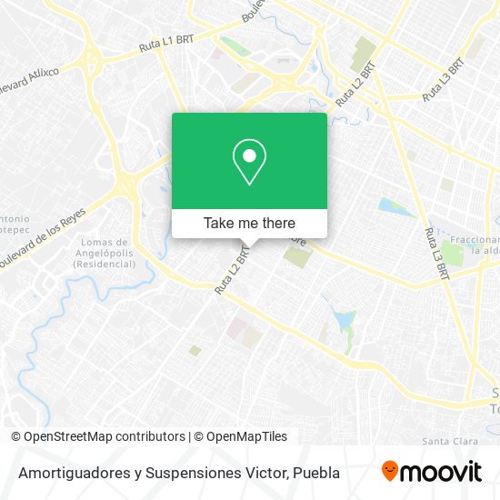 Amortiguadores y Suspensiones Victor map
