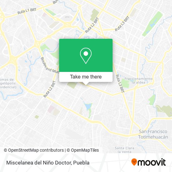 Miscelanea del Niño Doctor map