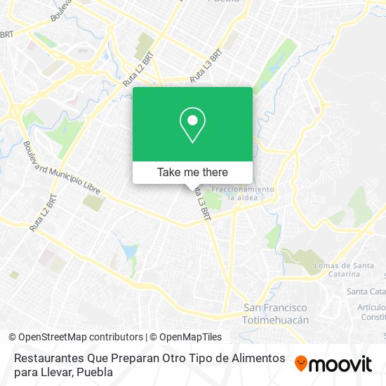 Restaurantes Que Preparan Otro Tipo de Alimentos para Llevar map