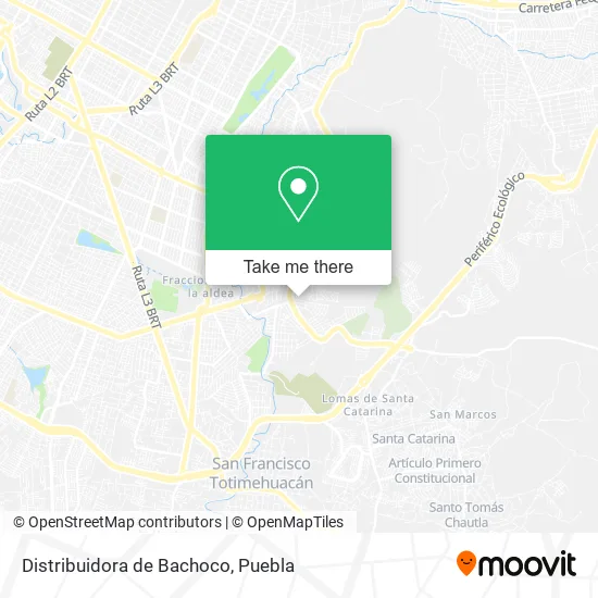 Distribuidora de Bachoco map