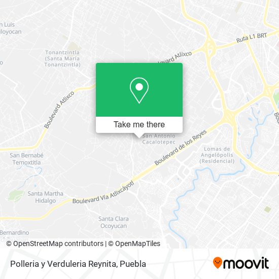 Mapa de Polleria y Verduleria Reynita