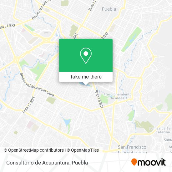 Consultorio de Acupuntura map