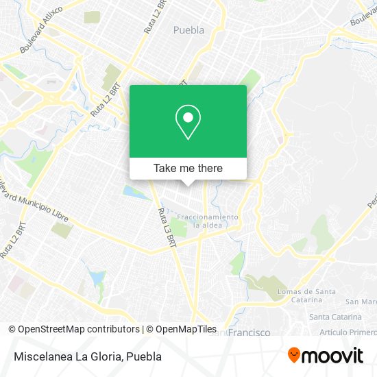 Mapa de Miscelanea La Gloria
