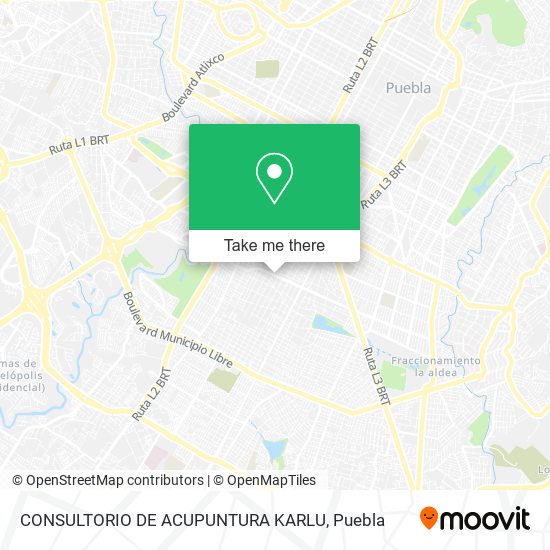 Mapa de CONSULTORIO DE ACUPUNTURA KARLU