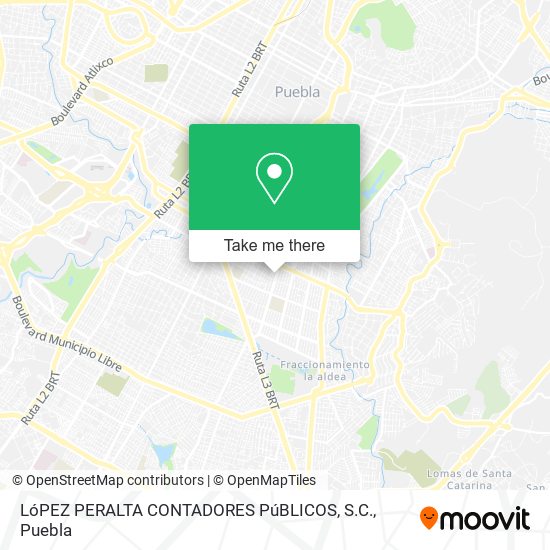 LóPEZ PERALTA CONTADORES PúBLICOS, S.C. map