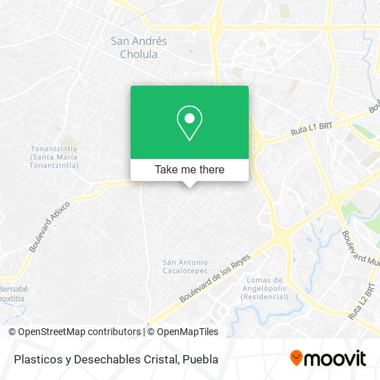 Plasticos y Desechables Cristal map