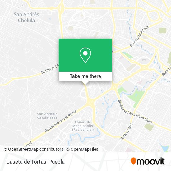 Caseta de Tortas map