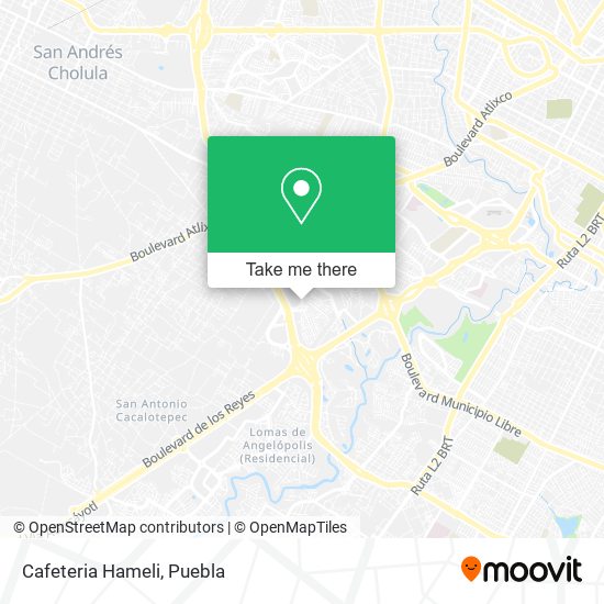 Mapa de Cafeteria Hameli