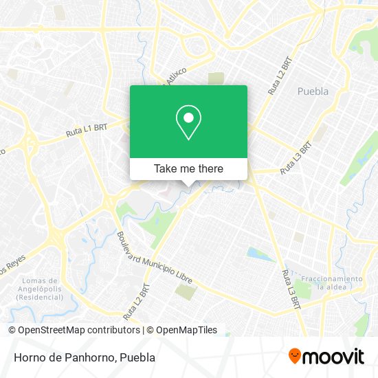 Mapa de Horno de Panhorno