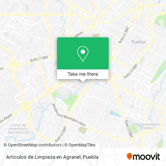 Articulos de Limpieza en Agranel map