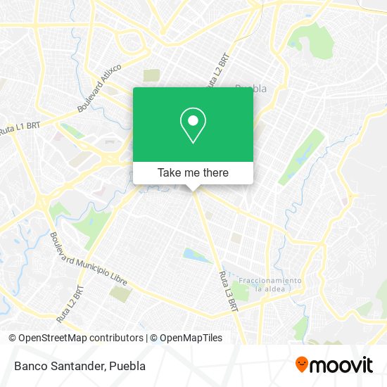 Mapa de Banco Santander