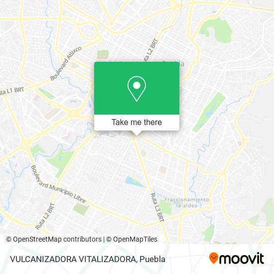 VULCANIZADORA VITALIZADORA map
