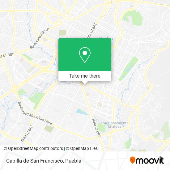 Capilla de San Francisco map