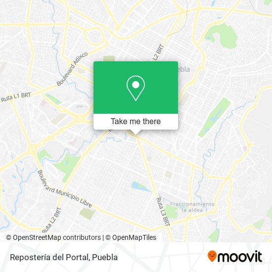 Mapa de Repostería del Portal