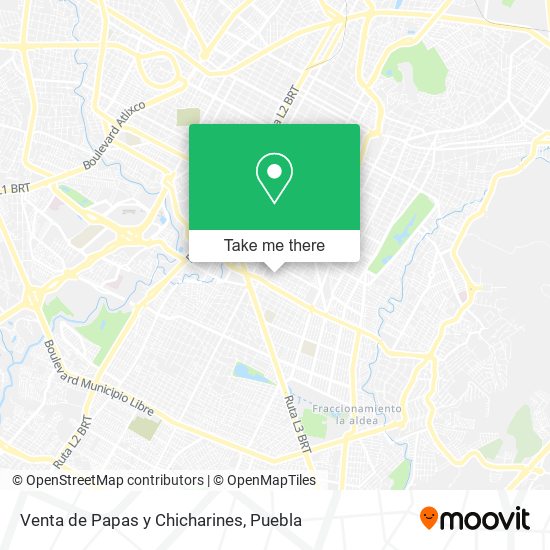 Venta de Papas y Chicharines map