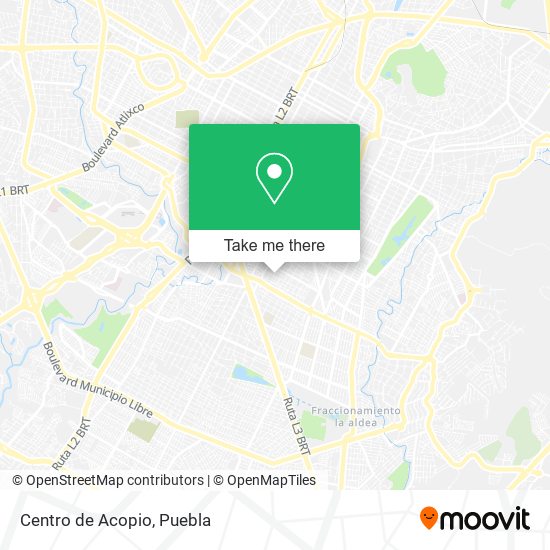 Mapa de Centro de Acopio