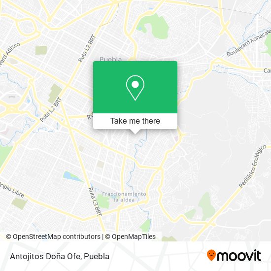 Antojitos Doña Ofe map