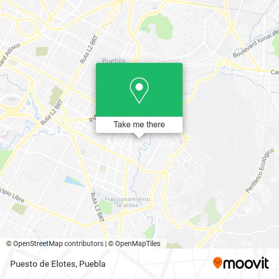 Mapa de Puesto de Elotes