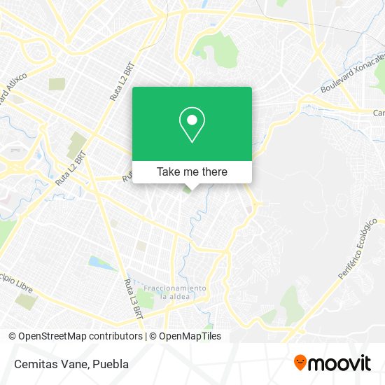Cemitas Vane map