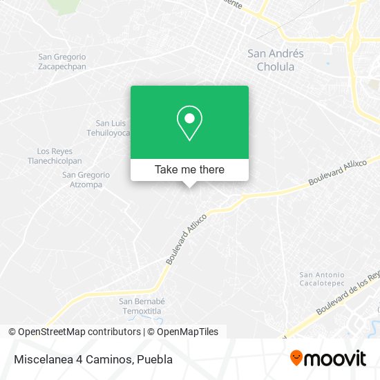 Mapa de Miscelanea 4 Caminos