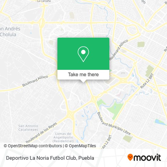 Mapa de Deportivo La Noria Futbol Club