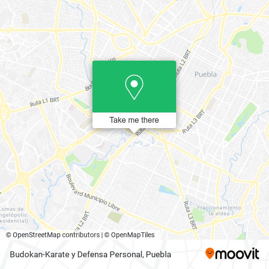 Mapa de Budokan-Karate y Defensa Personal