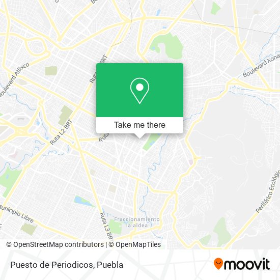 Puesto de Periodicos map