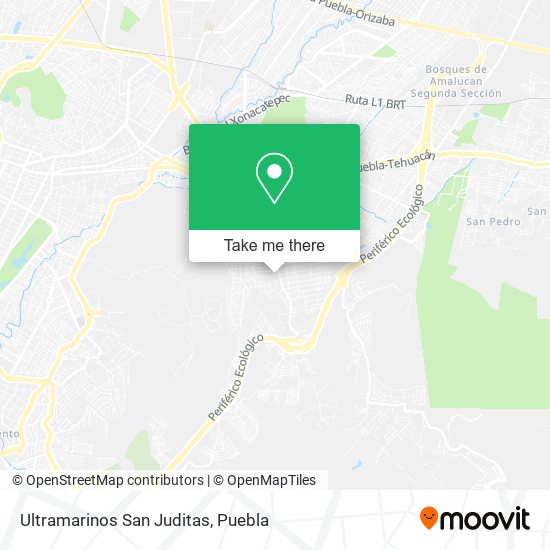 Ultramarinos San Juditas map
