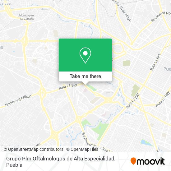 Grupo Plm Oftalmologos de Alta Especialidad map