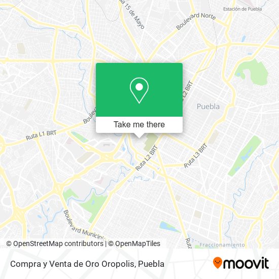 Compra y Venta de Oro Oropolis map