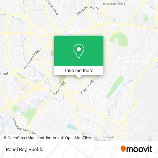 Mapa de Panel Rey
