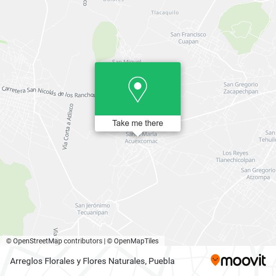 Arreglos Florales y Flores Naturales map