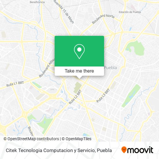 Citek Tecnologia Computacion y Servicio map