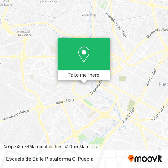 Escuela de Baile Plataforma O map