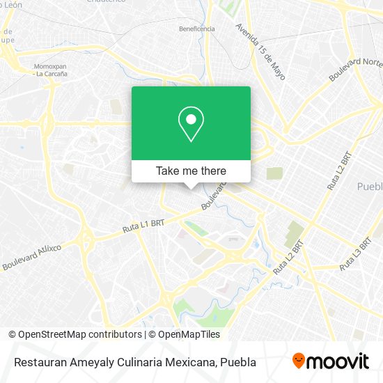 Restauran Ameyaly Culinaria Mexicana map