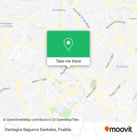 Dentegra Seguros Dentales map