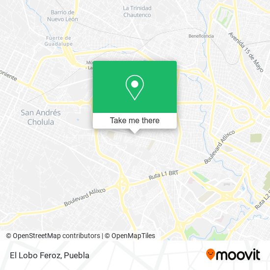 El Lobo Feroz map
