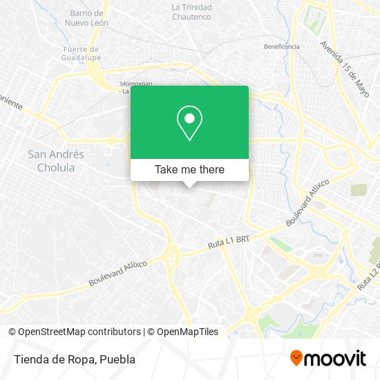 Mapa de Tienda de Ropa