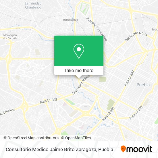 Consultorio Medico Jaime Brito Zaragoza map