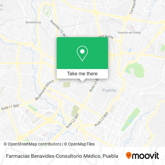 Farmacias Benavides-Consultorio Médico map