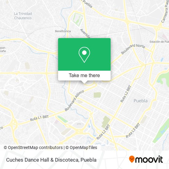 Mapa de Cuches Dance Hall & Discoteca