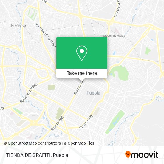 Mapa de TIENDA DE GRAFITI