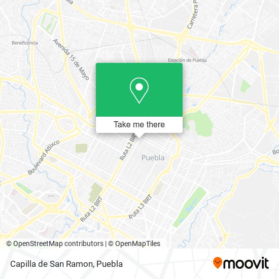 Capilla de San Ramon map