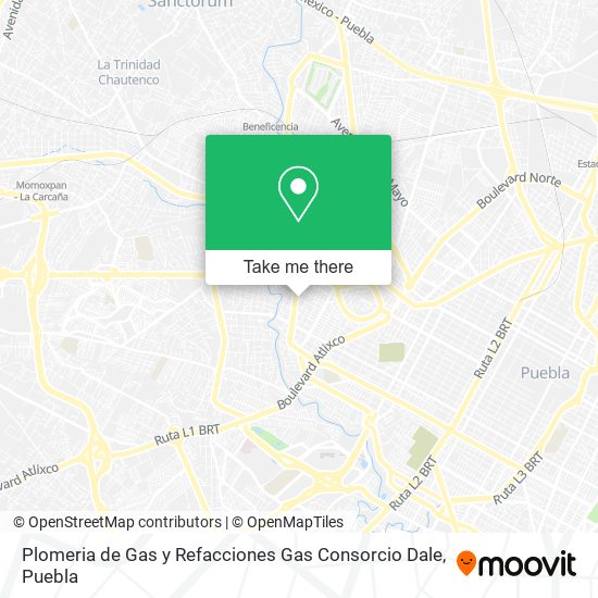 Mapa de Plomeria de Gas y Refacciones Gas Consorcio Dale