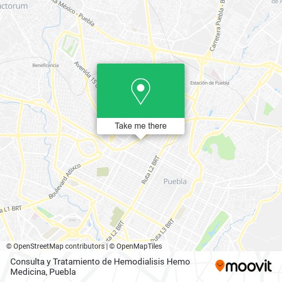 Consulta y Tratamiento de Hemodialisis Hemo Medicina map