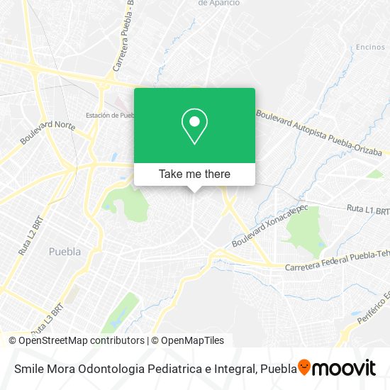 Smile Mora Odontologia Pediatrica e Integral map